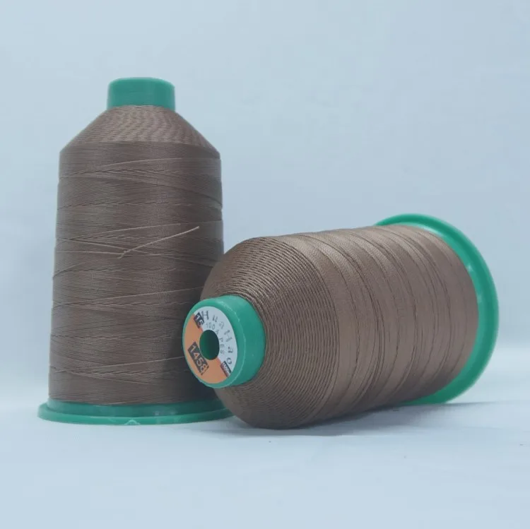 Bonded Polyester Thread Tex 45 Tex 70 Tex 90 High Tenacity Bonded Polyester Sewing Thread