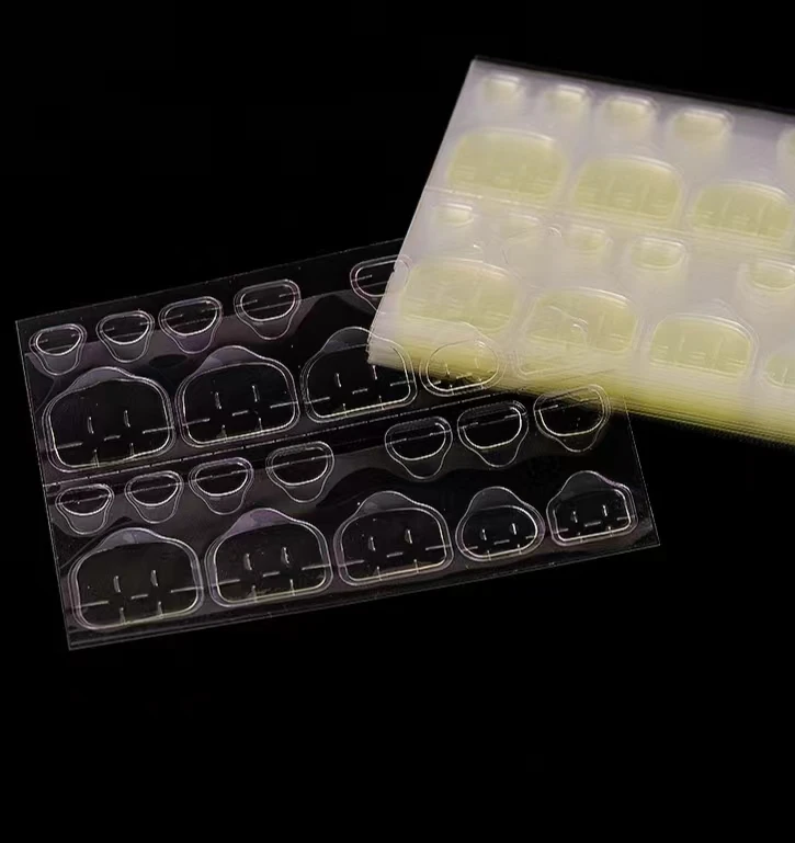 Toenail Nail Jelly double-sided Adhesive Invisible toenail sheet adhesive Waterproof ultra-thin eco-friendly toenail adhesive