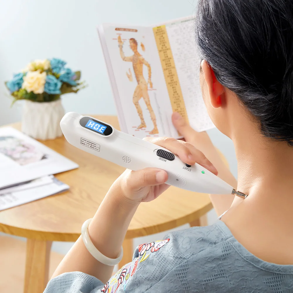 Chinese medical meridian health device digital therapy acupoint energy detector acupuncture point pen