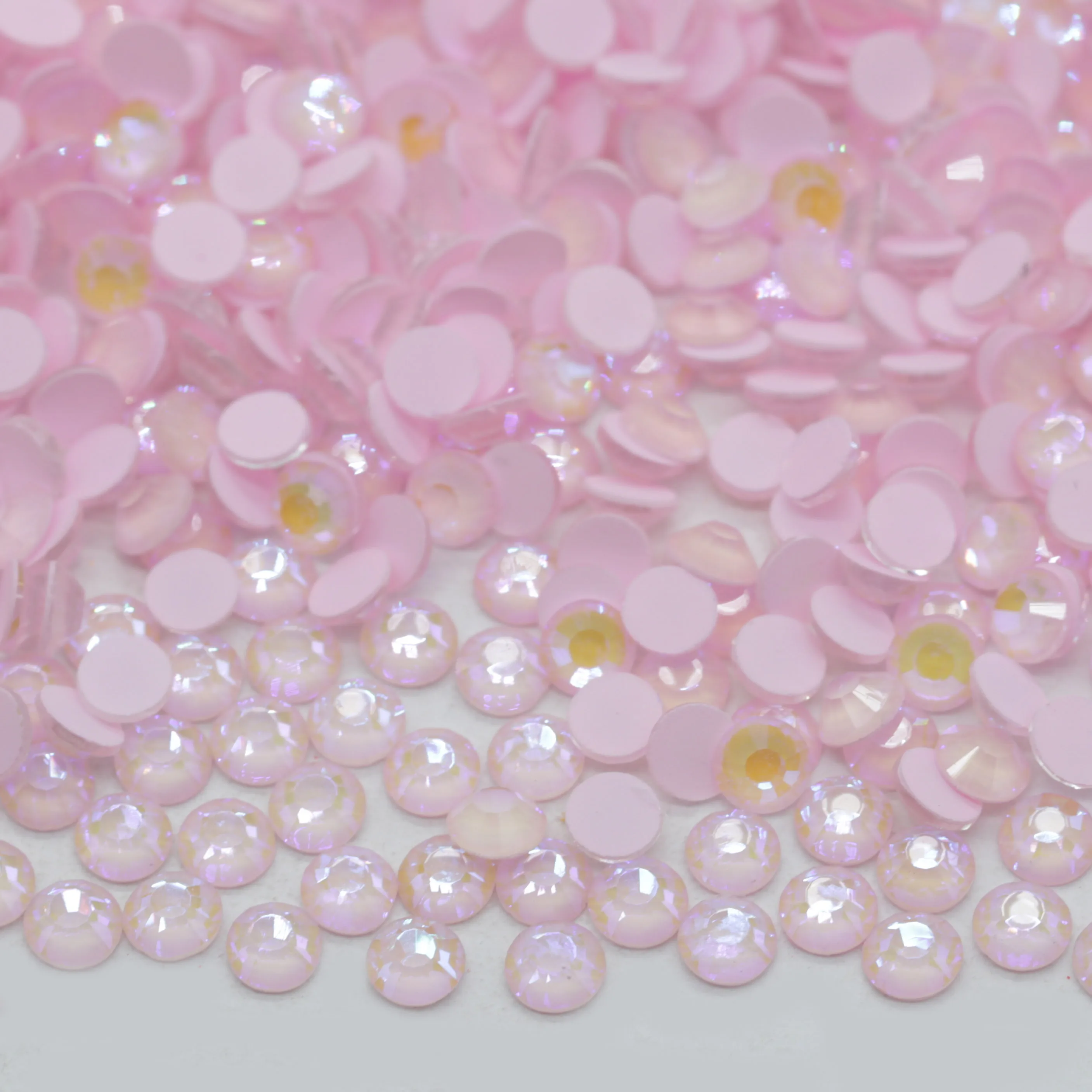 Hot Sale SS6 SS8 SS10 SS12 SS16 SS20 SS30 Glass Transparent Luminous Rhinestones Non For Nail Decoration