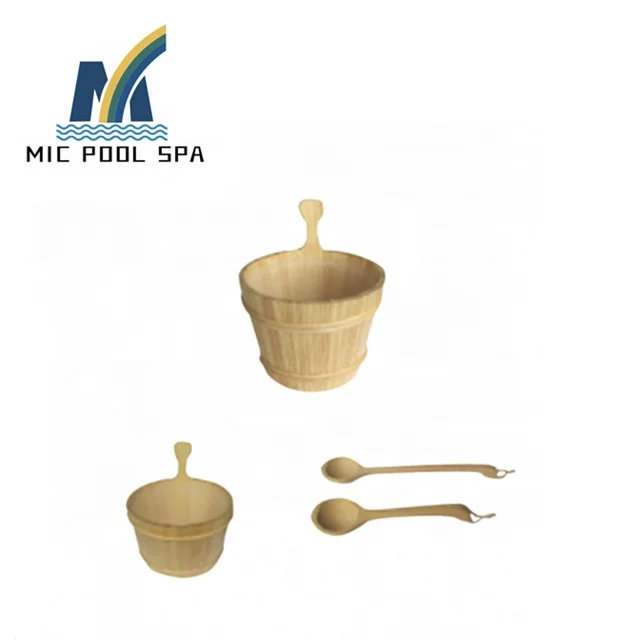 Factory Direct Sale Dry Steam Room Sauna Room Accessories Wooden Sauna Bucket