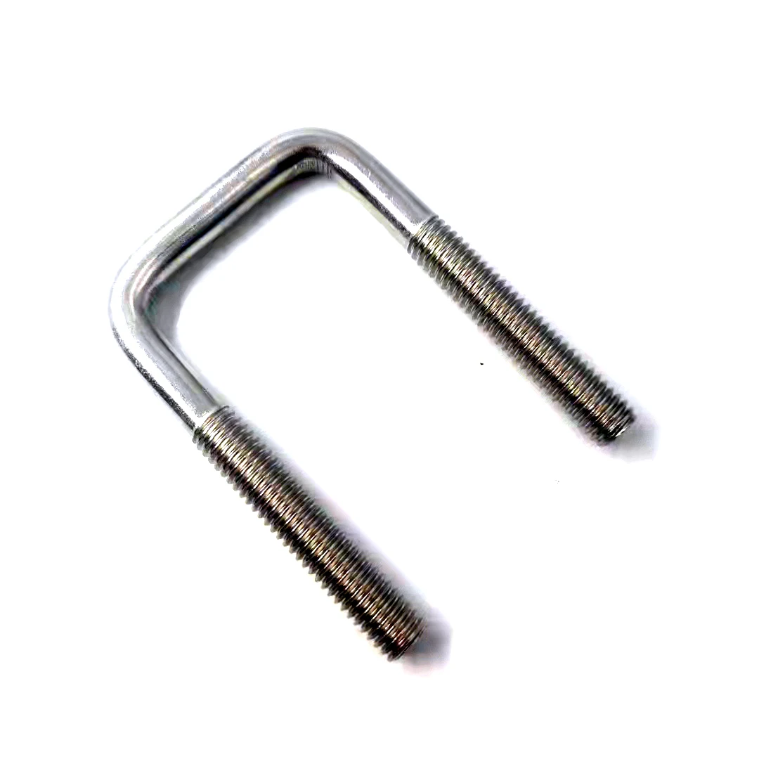 High tensile DIN standard stainless steel fastener square U bolt