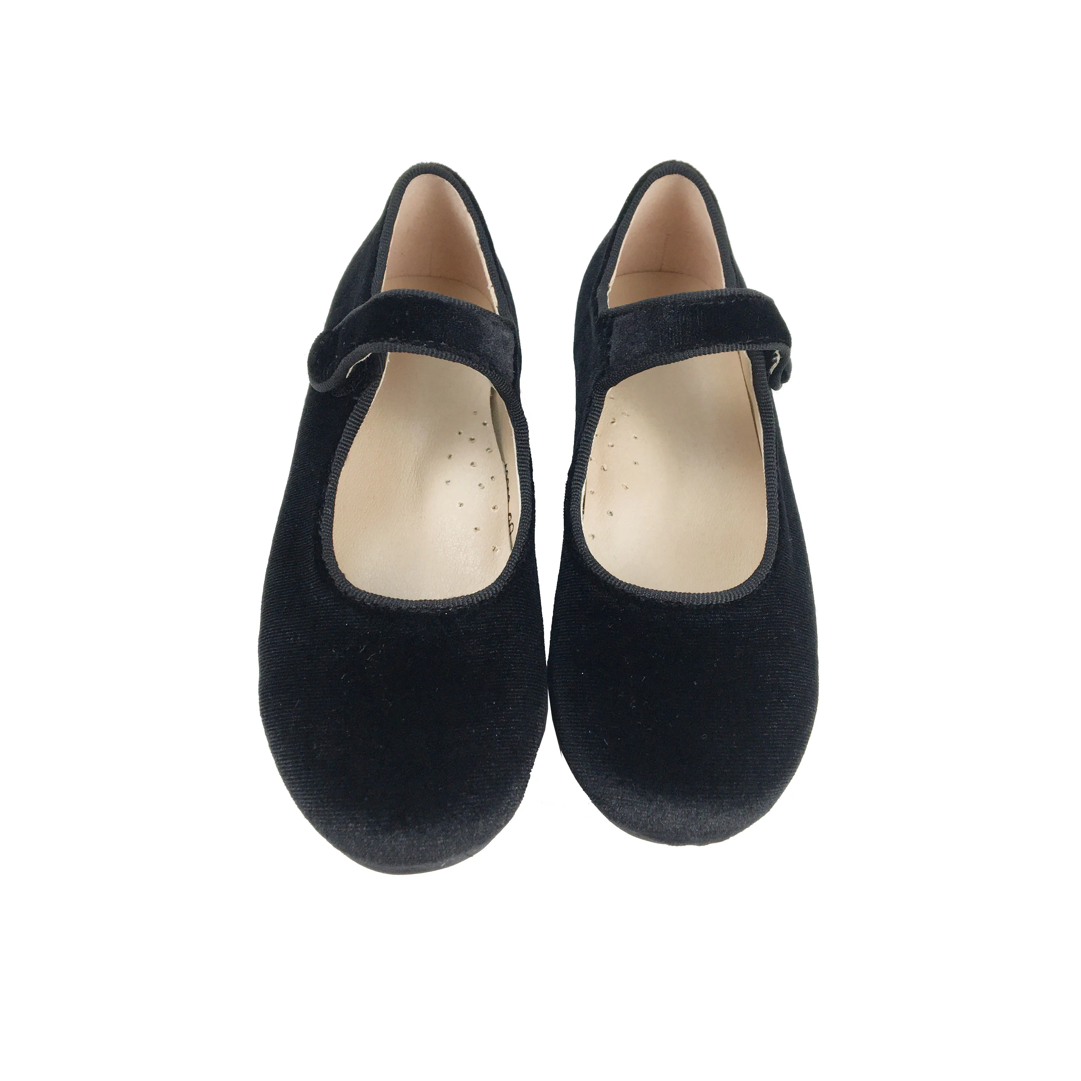 New Arrivals Wholesale Children  Girls All Season Kids Black Velvet Children Casual Shoes Mary Jane Shoes Kids Girl Shoes