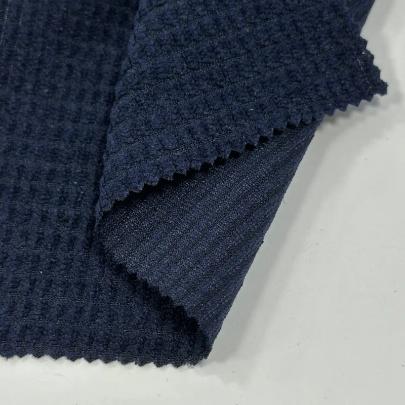 290gsm corduroy 100%polyester fabric small corn kernels home textile outdoor warmth coats winter sleepwear for jackets