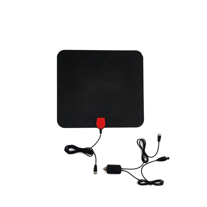 High Gain UHF VHF Indoor Outdoor Cavo TV Antenna 360 Degree Active DVB T HDTV Digital Antenna For Smart Tv