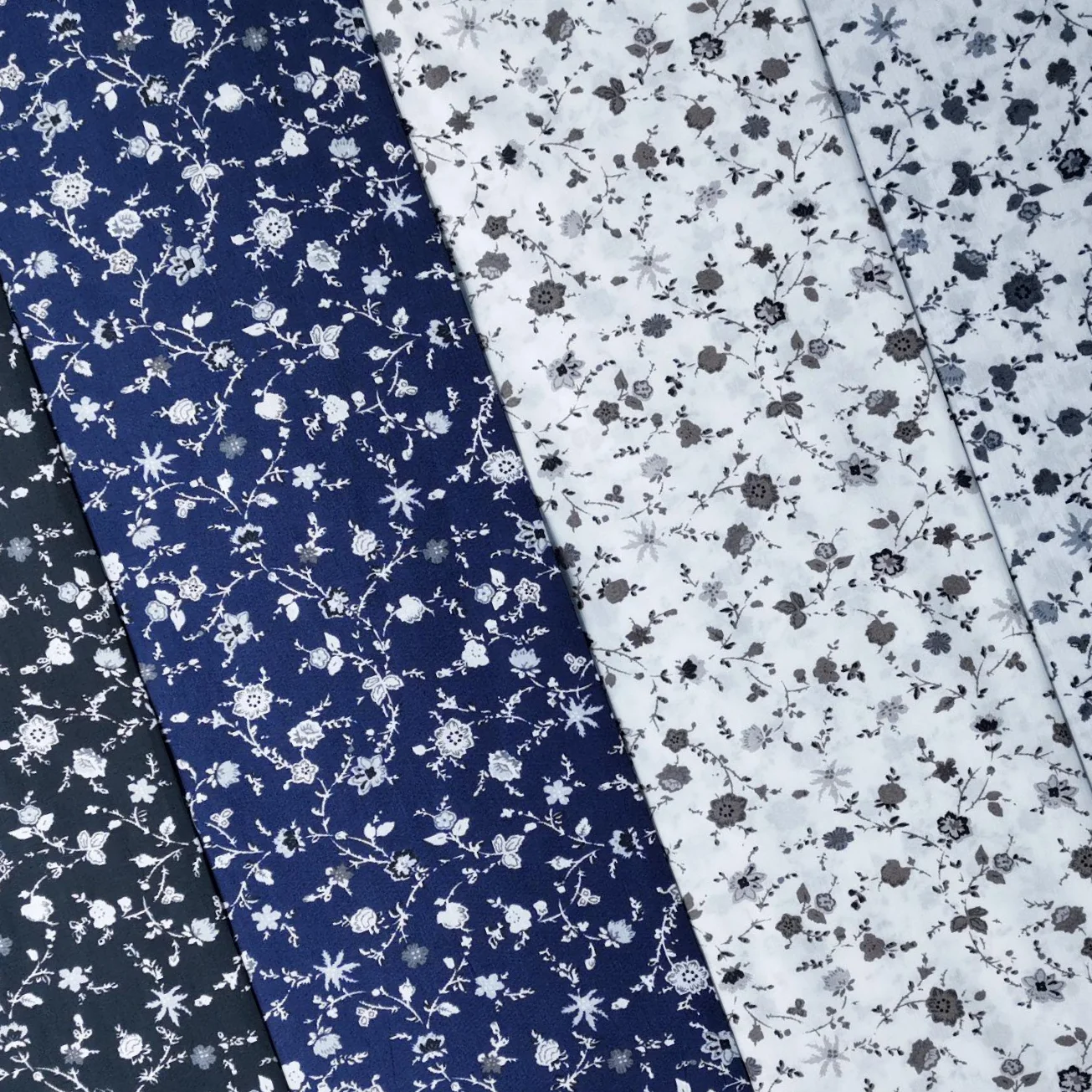 100% хлопчатобумажная ткань с цветочным принтом