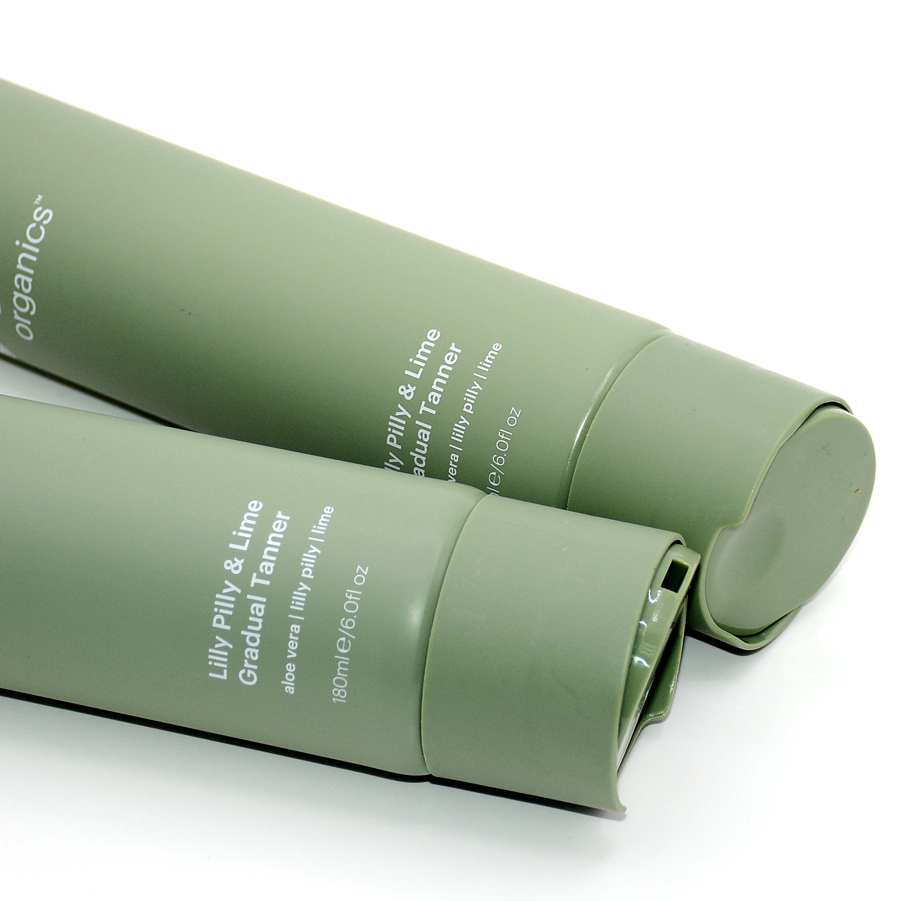 180ml 240ml 200ml 250ml 40mm 50mm body cream skin care shampoo tube packaging with press Disc Top Cap Lid