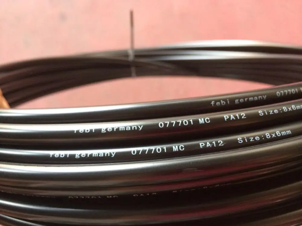 4mm 6mm 8mm 10mm 12mm Black Pneumatic tube PA12 Flexible Nylon Tube Nylon Air hose