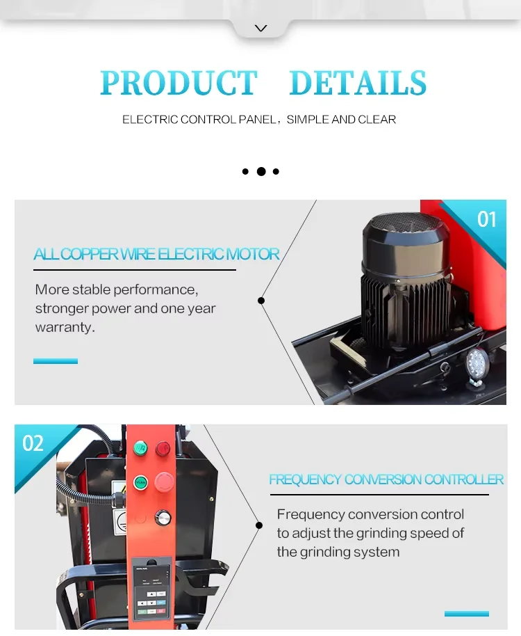 Floor Grinding Machine Floor Grinding Machine Frequency Control Concrete Floor Grinding Machine