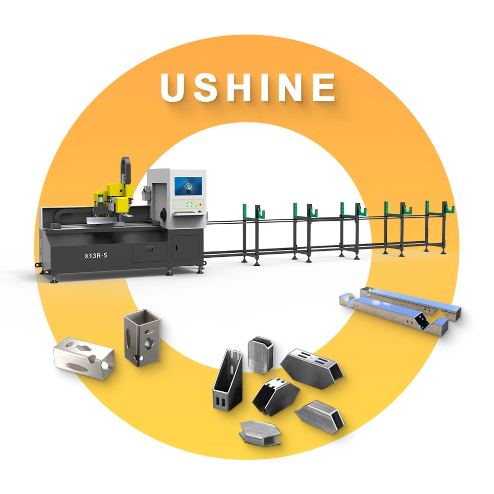 Round Tube Elliptical Tubes Square Rectangular Tube Fiber Laser Cutting Machine for Fitness Equipment Spinning Bikes Bicycles