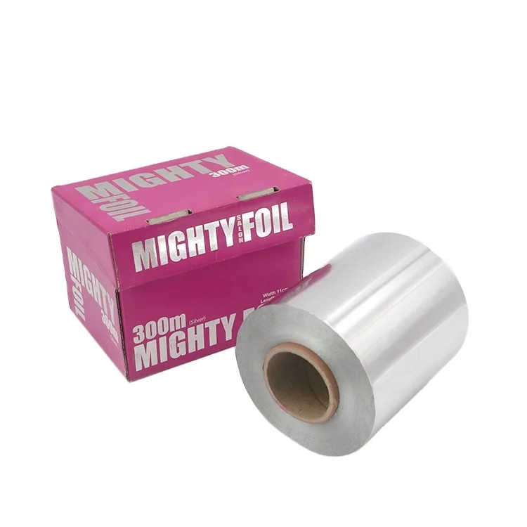 Custom salon Aluminium Foil factory prices high quality hair salon aluminum barber foil for hairdressing