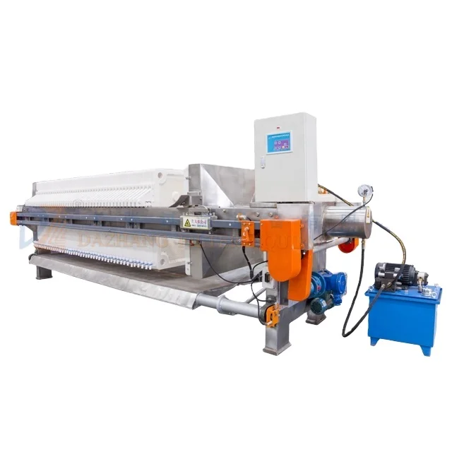 Steel plant sewage treatment chamber filter press