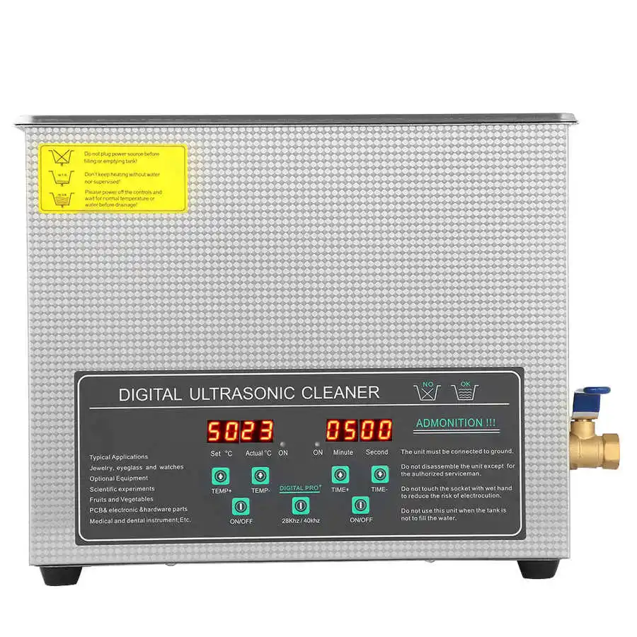 6L Digital Ultrasonic cleaner  ultrasonic washing machine injector cleaning machine