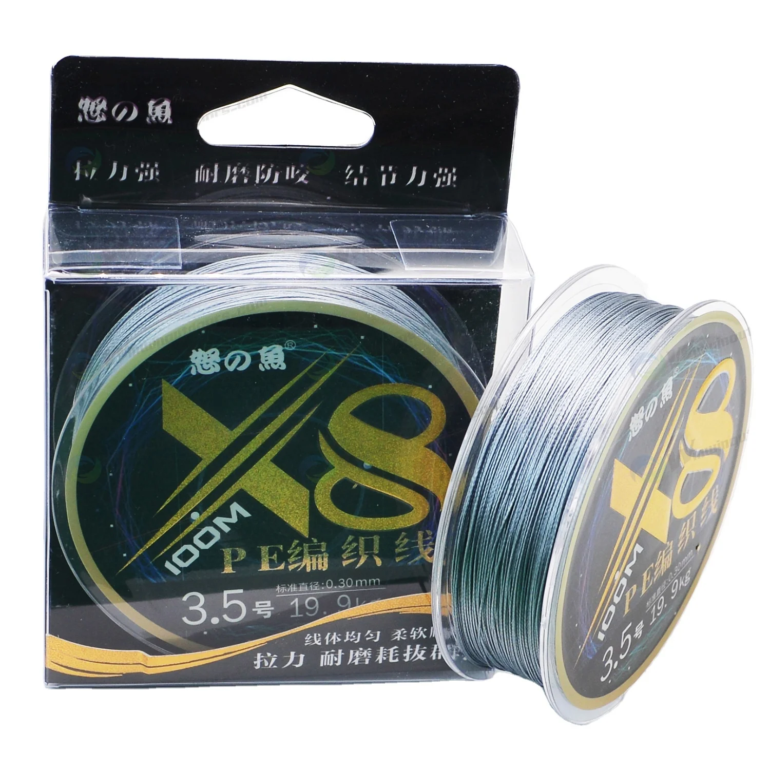 Wholesale Nice Quality Braided Fishing Line Super Strong 8 X Strand PE Braided Fishing line for Spinning and Casting Fishing
