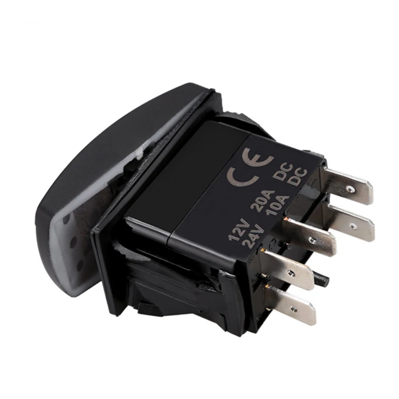 12V 20A / 24V 10A laser driving lights rocker switch for rv utv atv