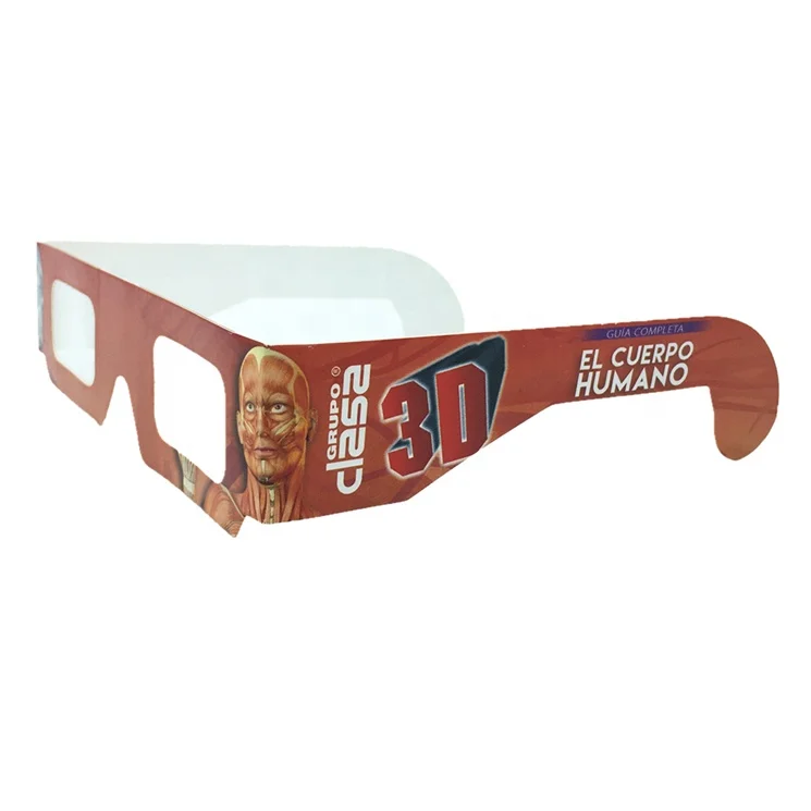 
Chromadepth Clear Lens 3d Paper Glasses 
