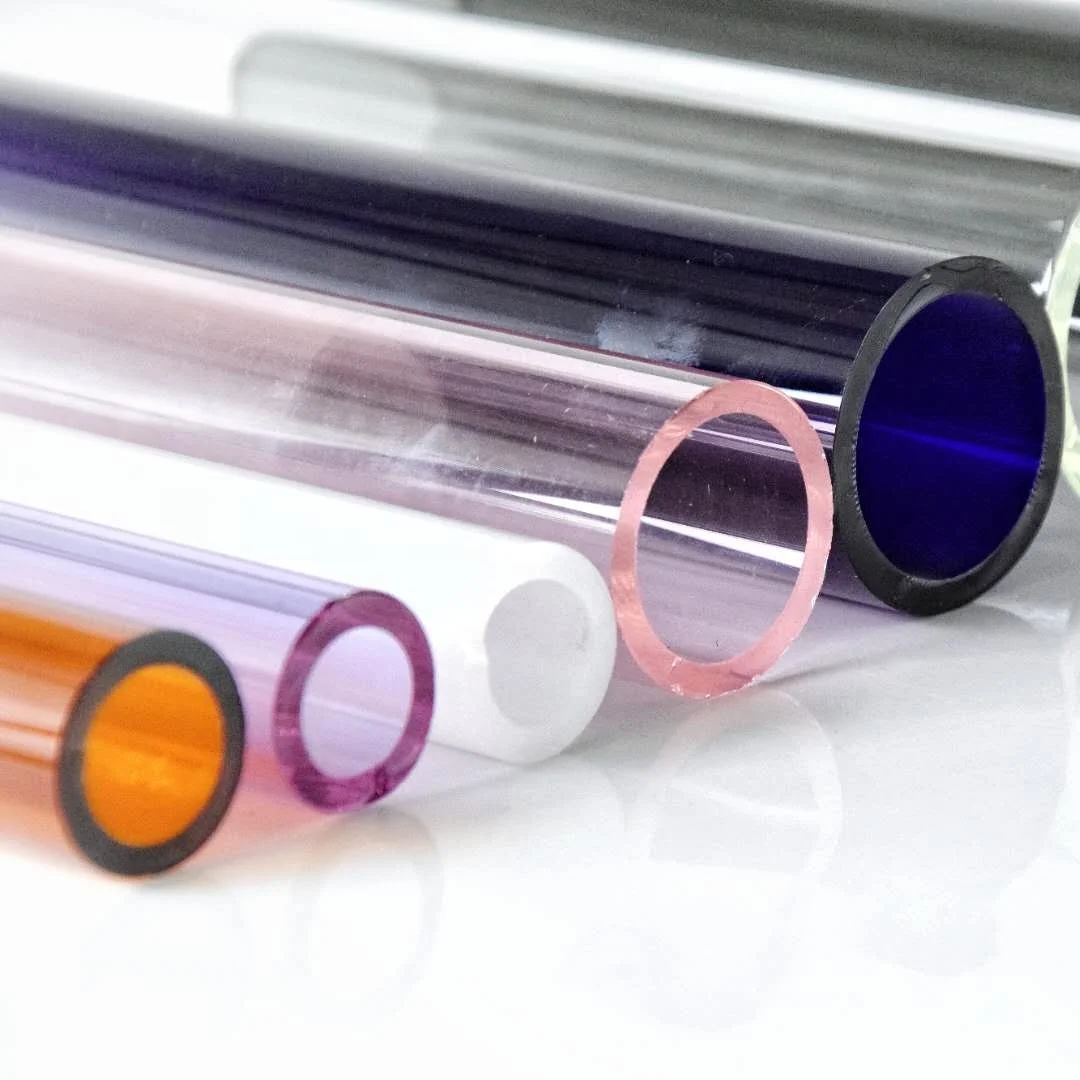 
 Трубка из боросиликатного стекла, трубка для курения пирекс из желтого стекла  