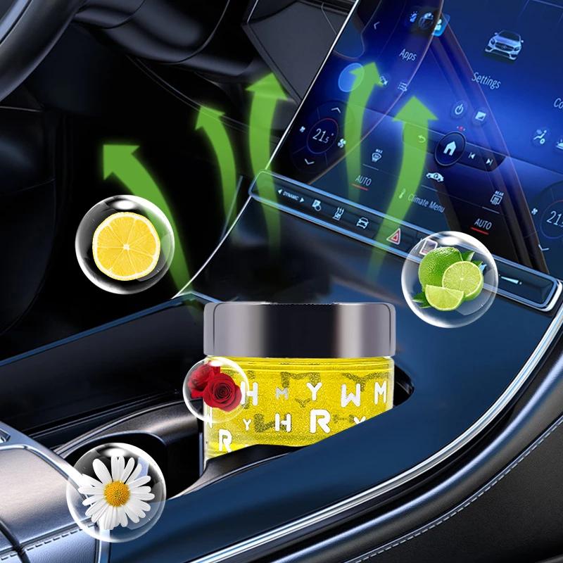 Ikeda glade gel freshener empty container perfume oem gel beads air car freshener fragrance for cars