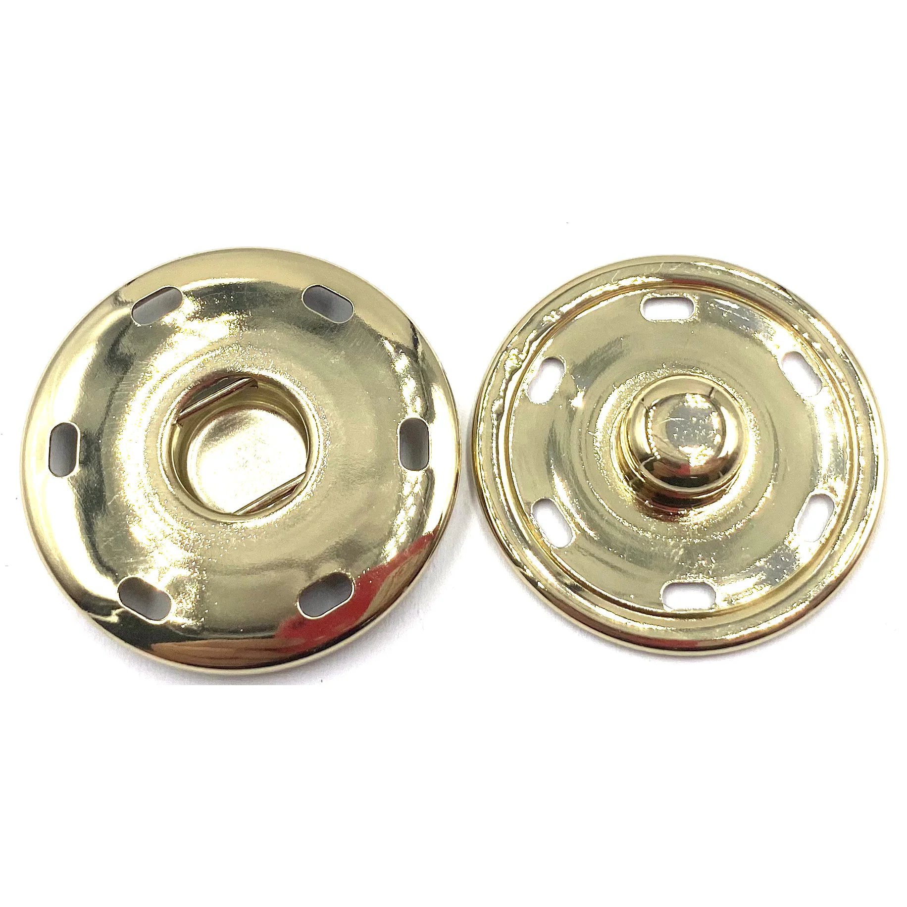 China Made Custom Brass Material Durable And Rust-Free Solid Prong Press Studs Snap Fasteners