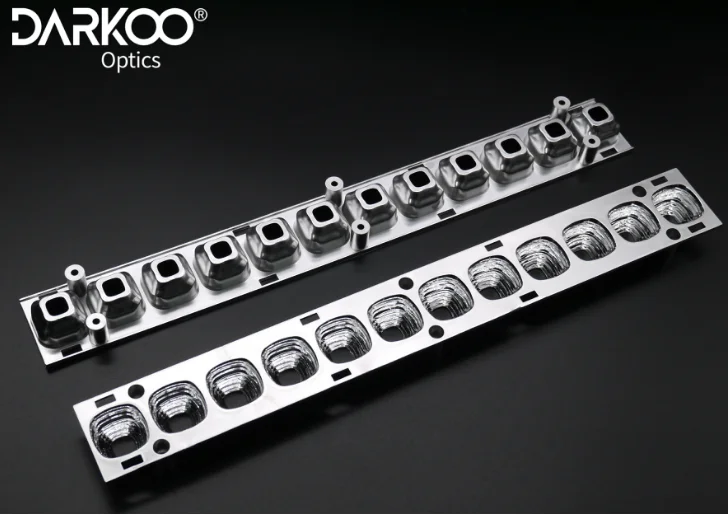  Квадратные светодиодные отражатели для светодиодного потолочного светильника 3030 линейные линзы