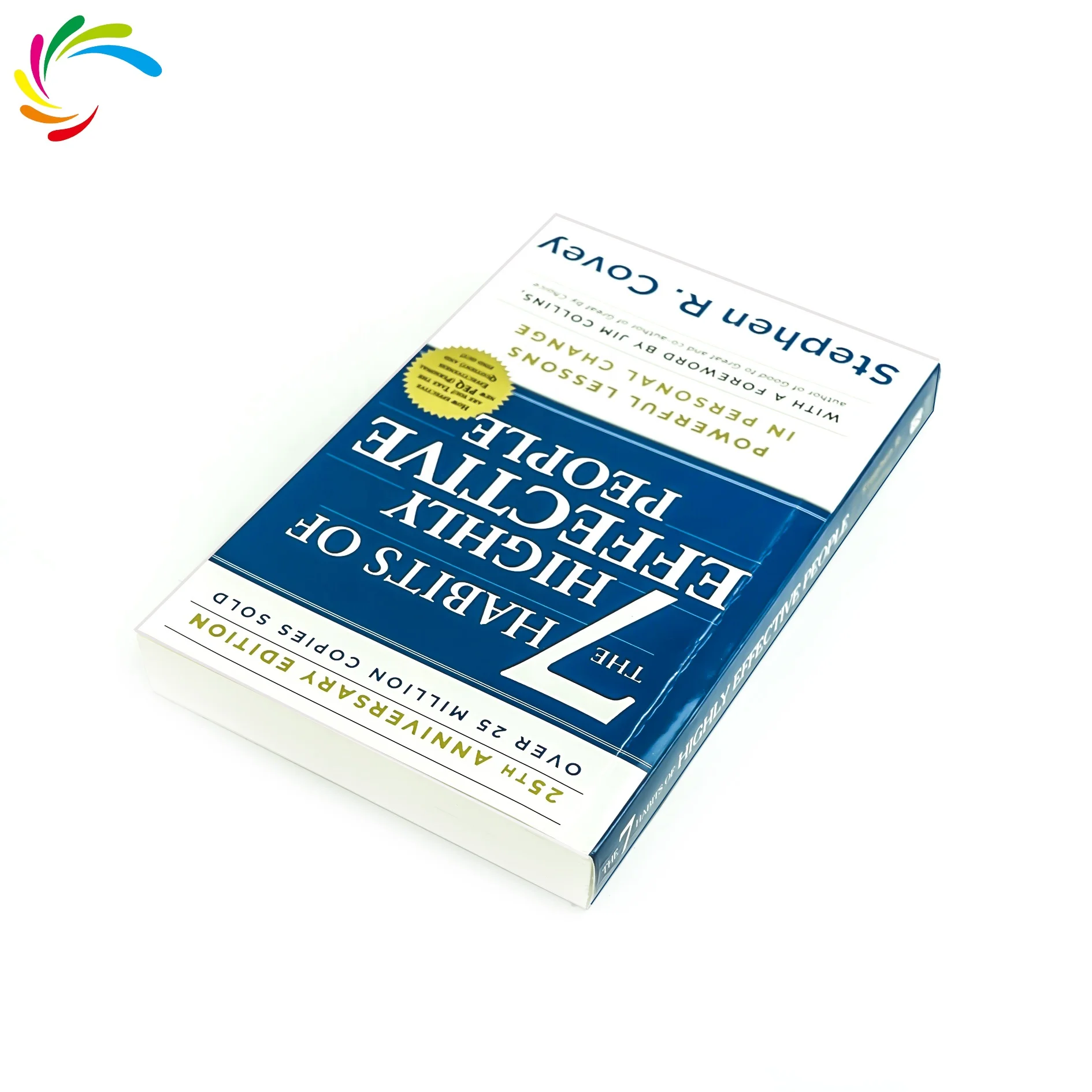 New arrival manufacturer wholesale softcover book printing light weight paper Bestseller motivative book the 7 habits of highly