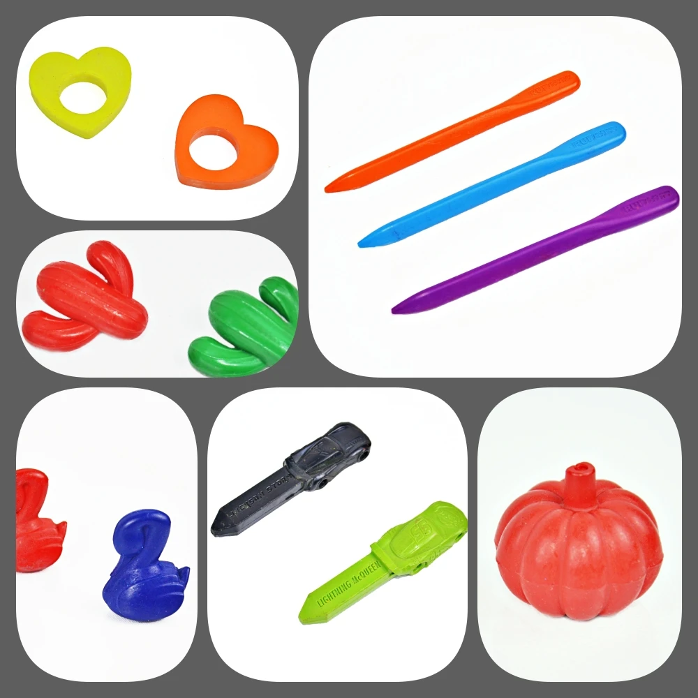 6 Pieces  Car Shaped Crayons Kids Party Favors Lot