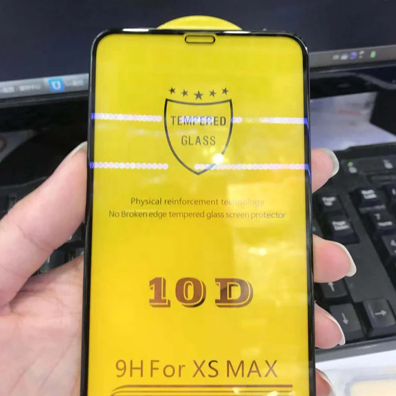 
10D 9H easy install tool tempered glass supplier screen protector for iphone 