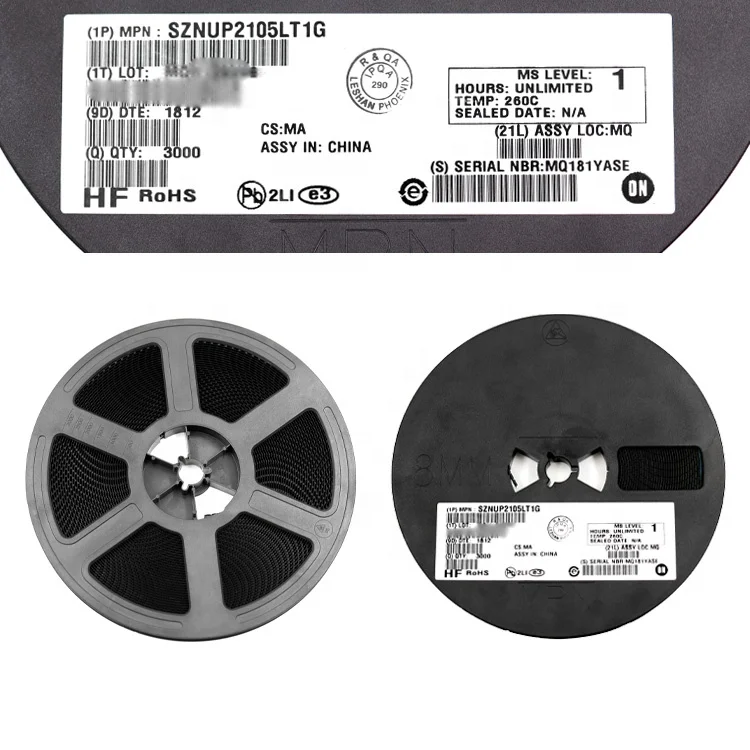 SZNUP2105LT1G onsemi AEC-Q101 Qualified Automotive Grade Transient Voltage Suppressor Zener TVS Diodes 27V ESD Protection Diodes