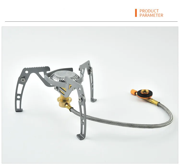 Outdoor Camping Barbecue Portable Folding Mini Card Stove Wind Proof Lotus Stove Burner