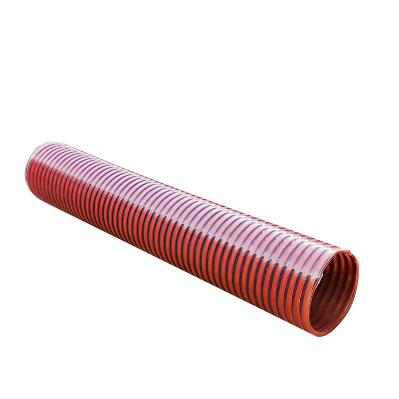 Screw reinforced Pvc Waste Pump 2/3/4/6 inch pump suction hose Stainless Steel Hose