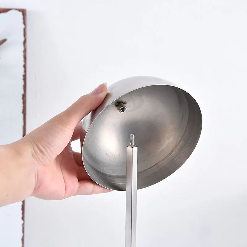 hot sale luxury metal stainless steel hat rack adjustable custom silver in stock counter top hat display holder for boutique