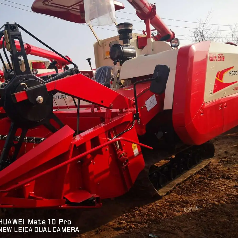 Lovol RG50 RG60 Track Rice   Combine Harvester