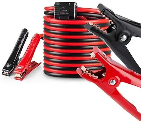 Wholesale Booster Jumper Cable 6 Gauge 16Ft Car Van Truck starter battery cables  with Reverse Polarity Protection