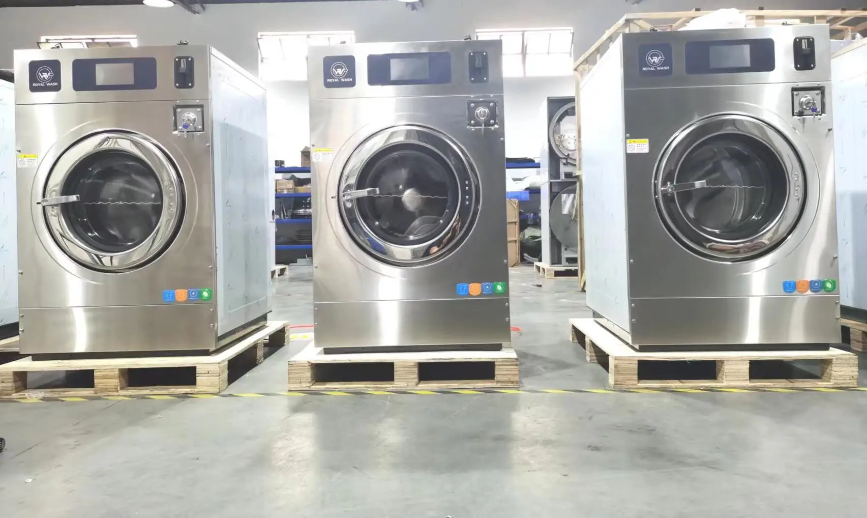 WEH Industrial Intelligent Durable  stainless steel Fully automatic Washer Extractor for laundromat/hotel