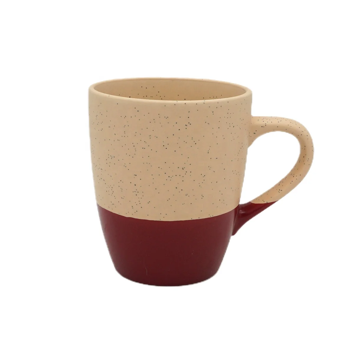 Japanese style antique speckled coffee tea clay ceramic mug