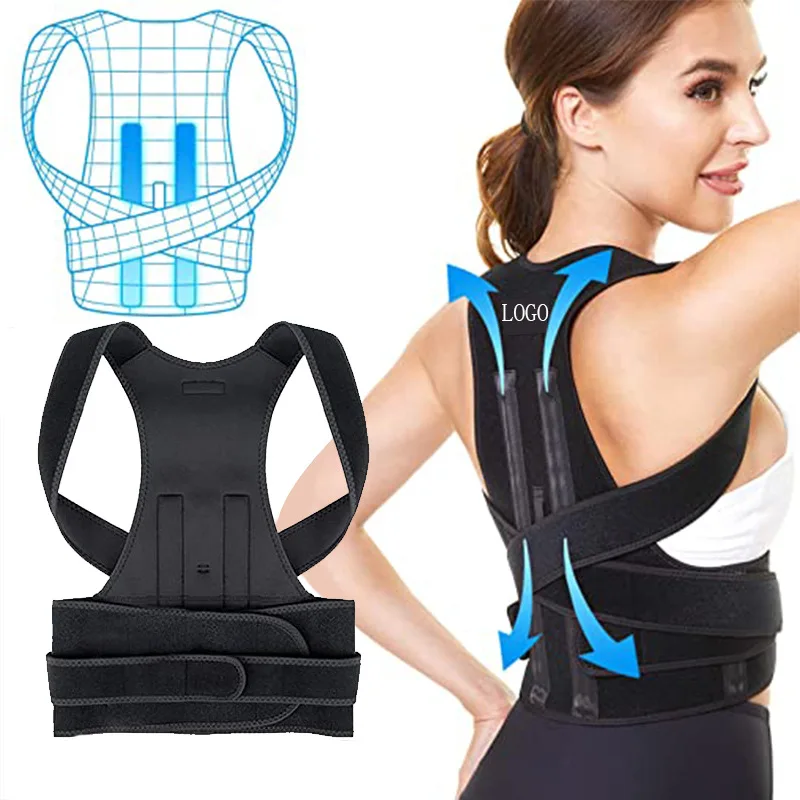 Hot Selling Adjustable Back Shoulder Brace Posture Corrector for Men and Women