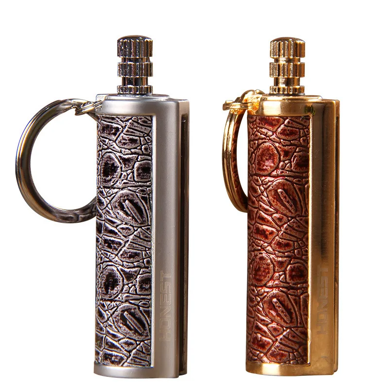 Factory Supply Dragon `s Breath Immortal Lighter Permanent Metal Keychain Flint Kerosene Refillable lighter