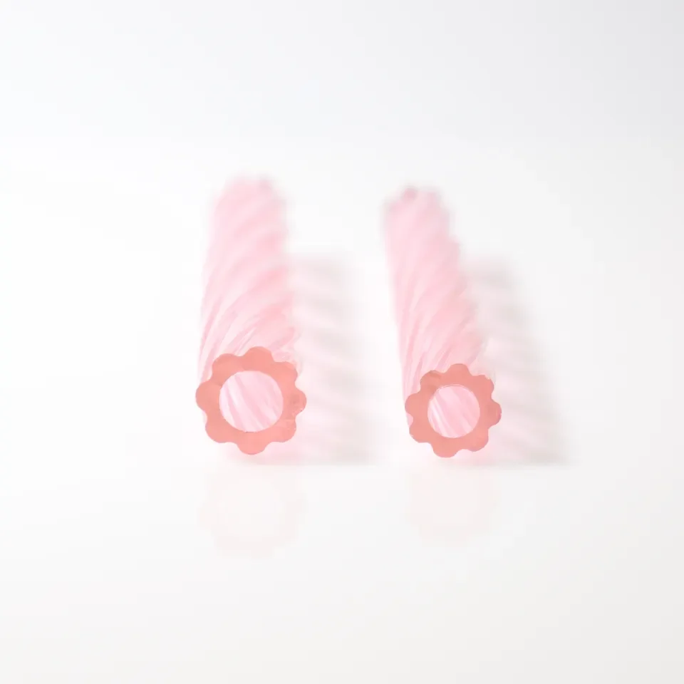 2023 Hot Sale High Temperature Resistant Glass Twisted Tube Clear Borosilicate Glass Tube Glass Tube Pipe