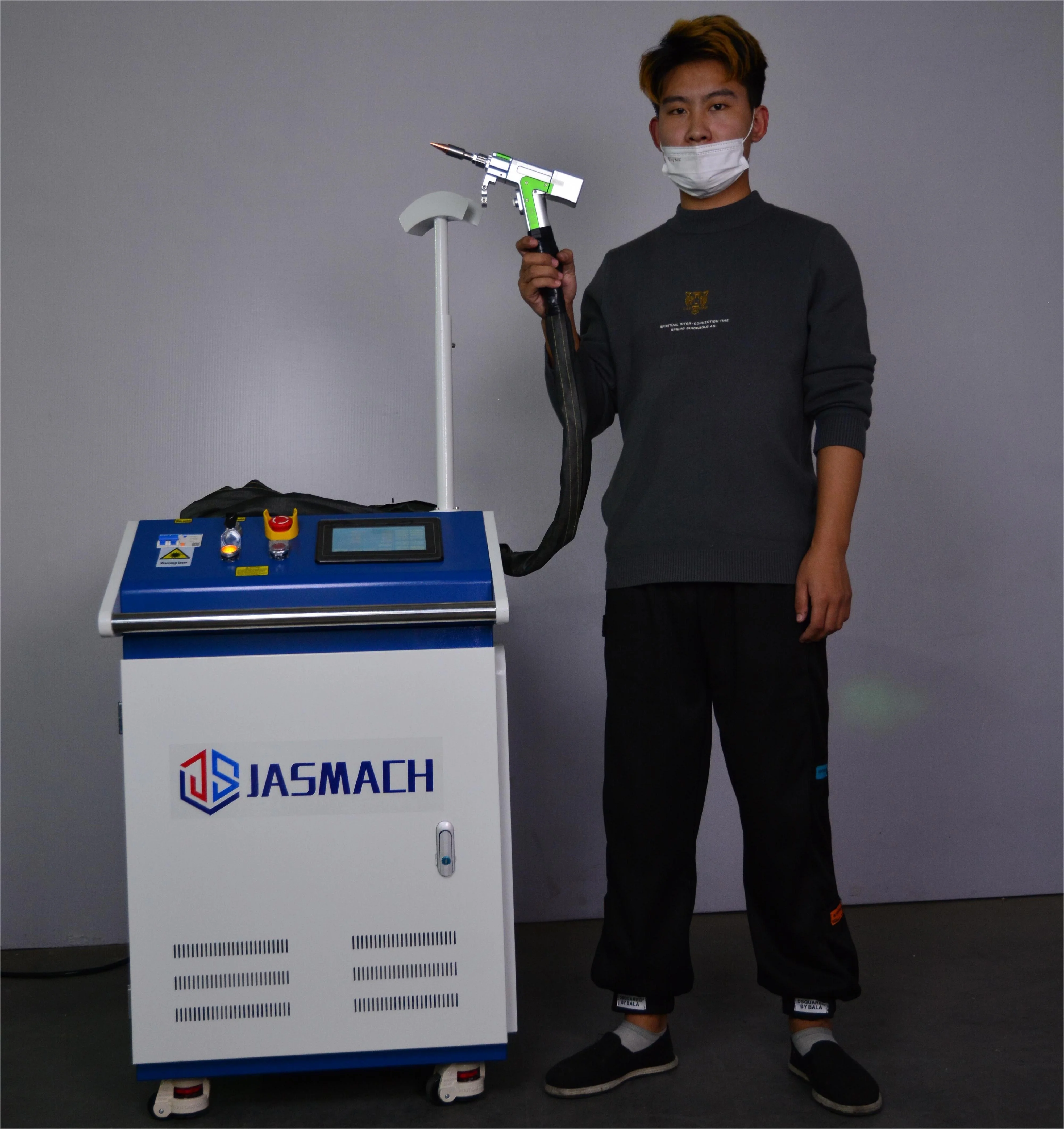 Ручная лазерная сварочная машина для лазерной очистки портативная 1500W
