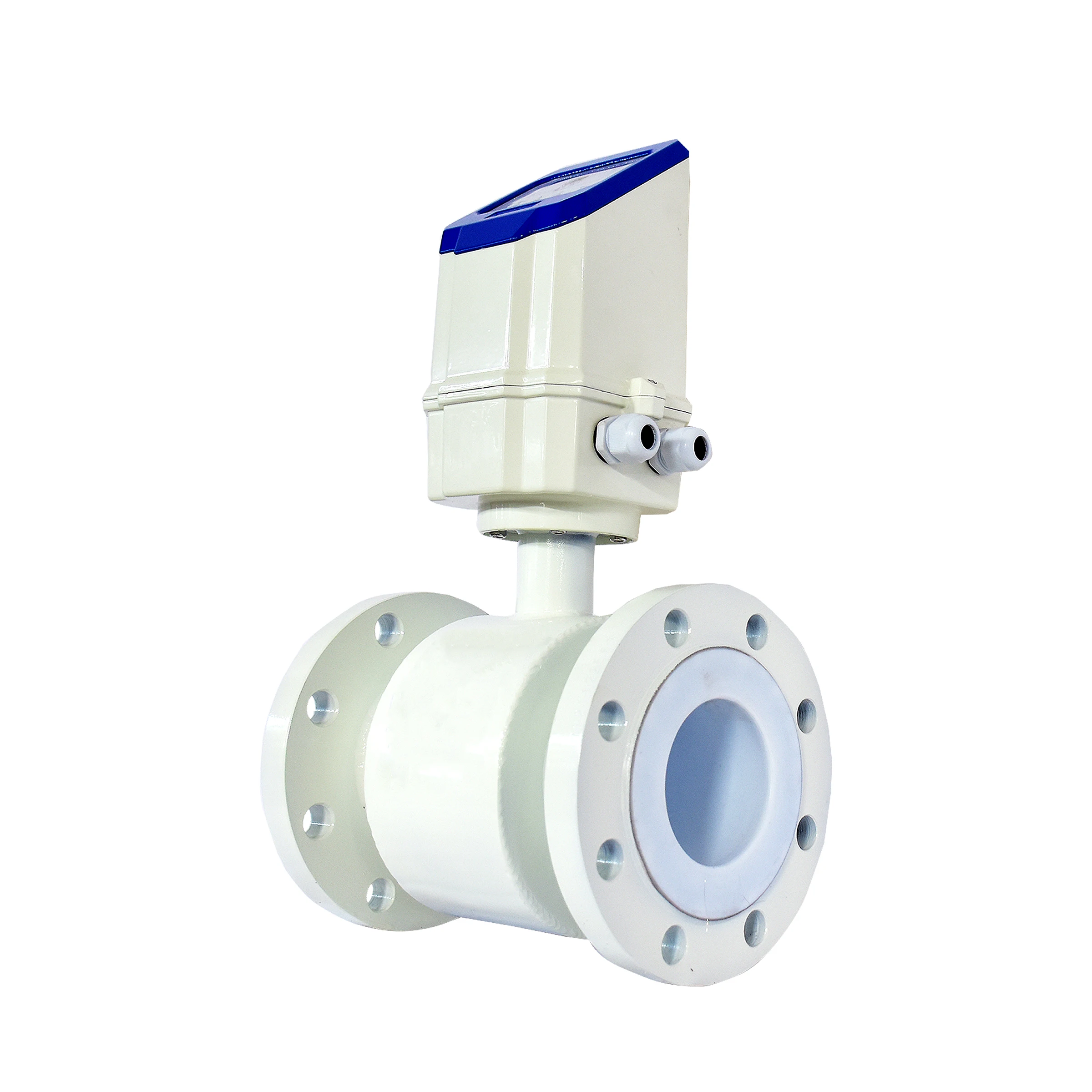 flanged gsm lime slurry flow meter of water empty pipe alarm output electromagnetic flowmeter