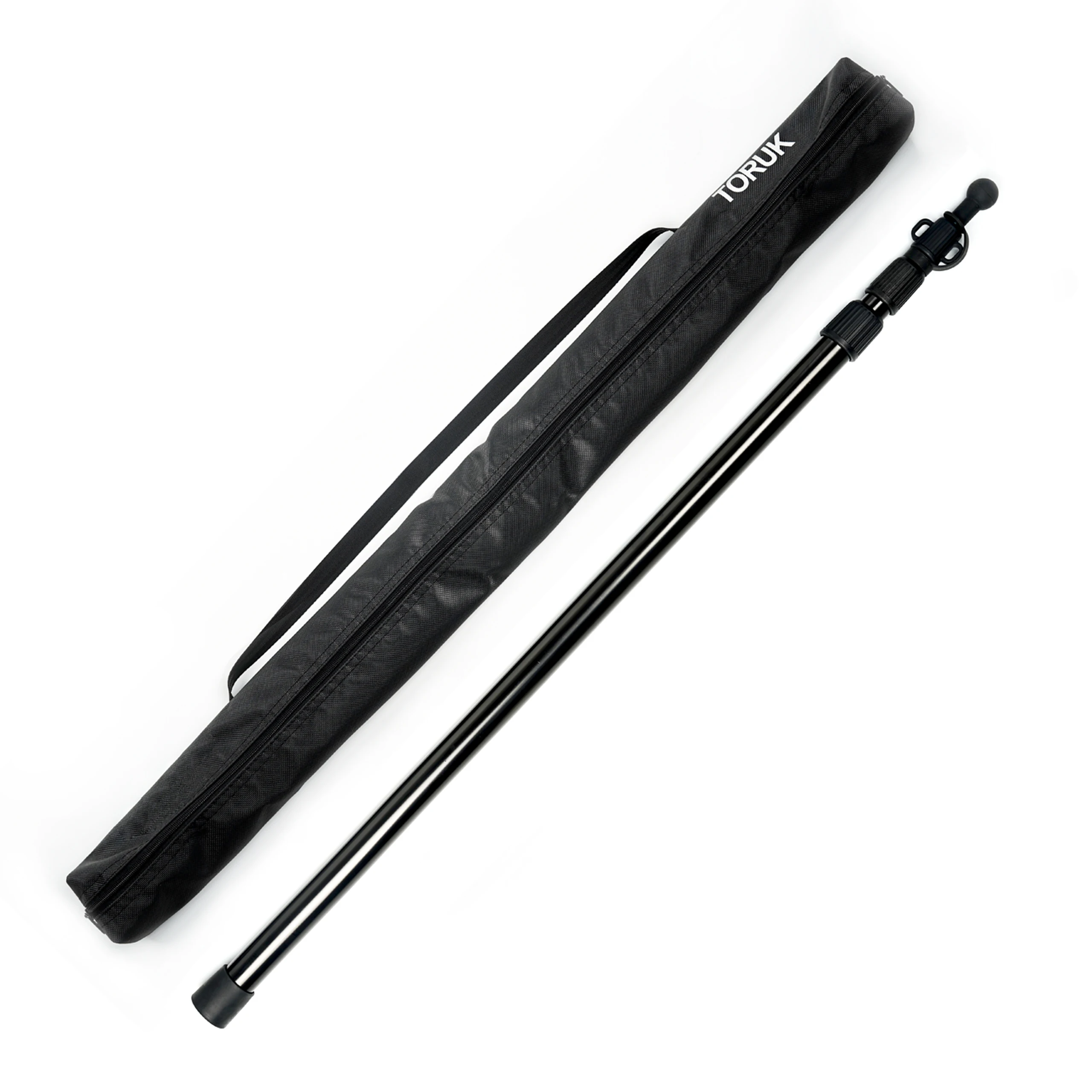 Camping Tarp Poles  Canopy Telescoping Aluminum Poles with Non-Slip Cone Aluminum Bottom Tent Poles