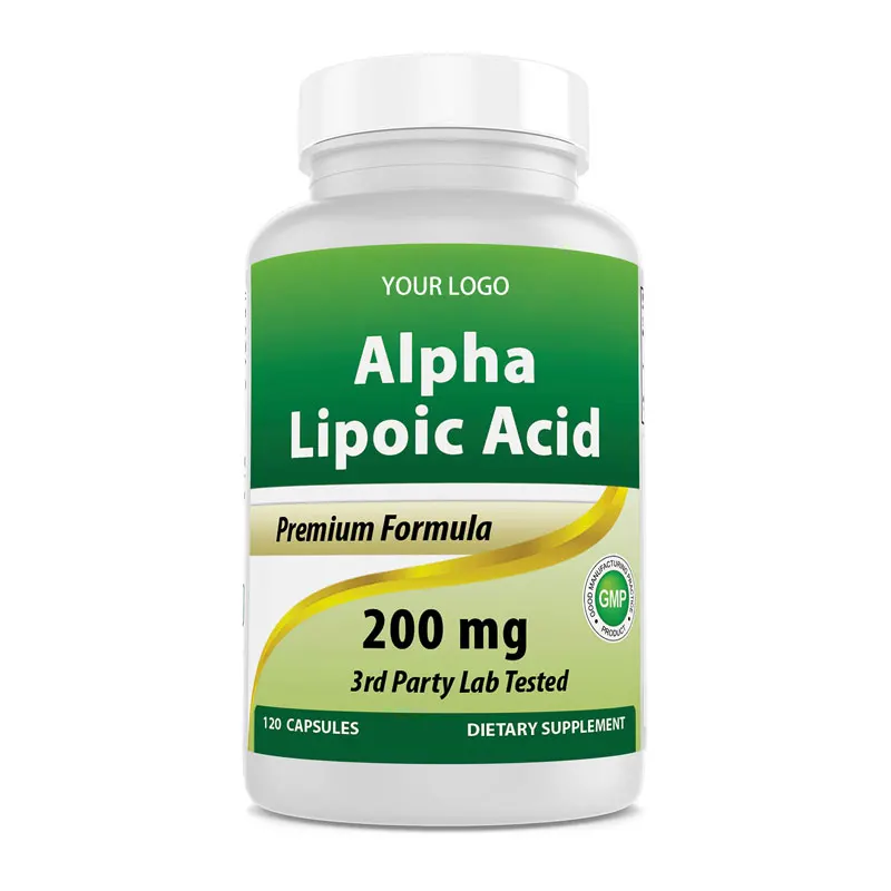 OEM ODM OBM Alpha Lipoic Acid Supplement R-Alpha Lipoic Acid Skin Whitening Biotin Capsules To Enhance Absorption For Health