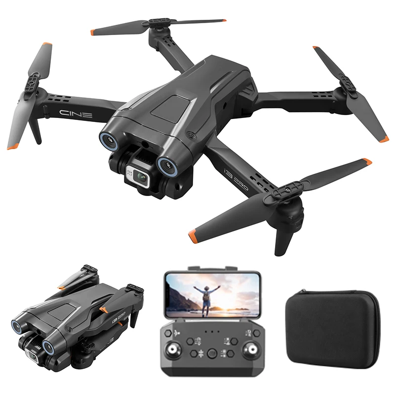 18 Minutes Long Battery Life Smart Follow Obstacle Avoidance Key Return Track Finger I3 Pro Esc 4K Dual Camera Drone