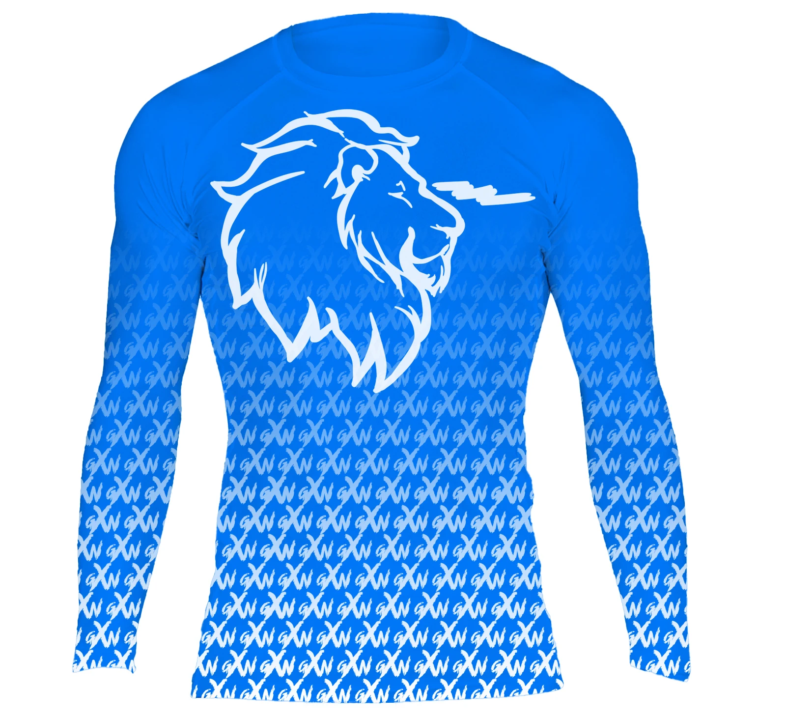
Custom printed full sublimation multi color rash guard for men 