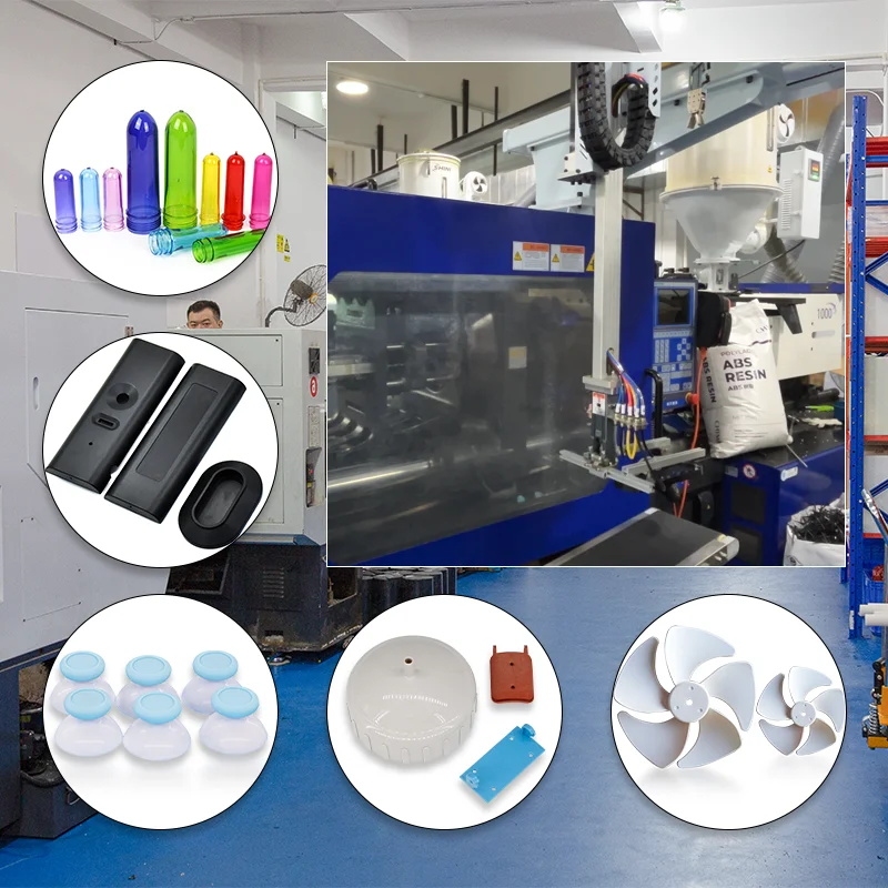 High Quality Custom Plastic  Abs Pp Peek Aluminum metal Acrylic Silicone Moulded Injection Molding Parts Manufacturer