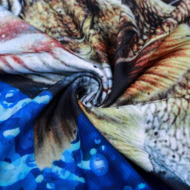 New Design high quality sublimation printing man long sleeve UV custom outdoors fishing clothes men fishing Shirts