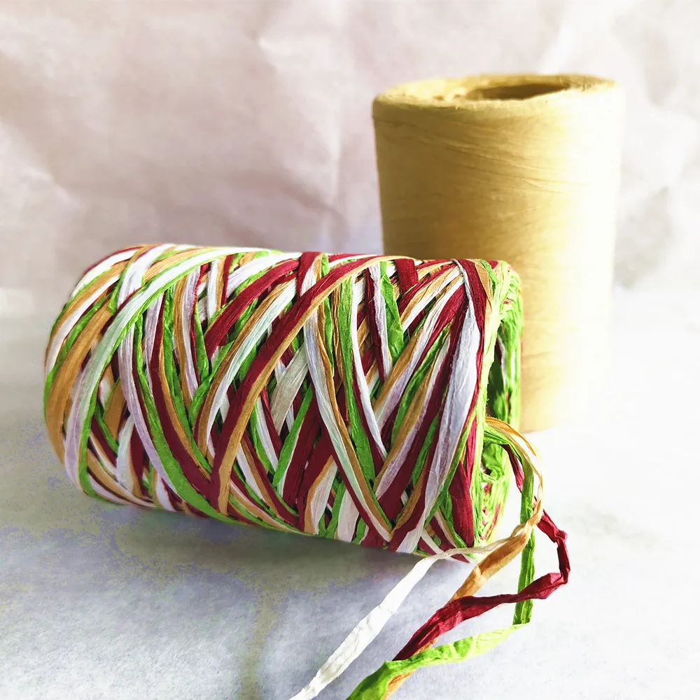 Set 4 Seagrass Placemat Handmade Paper Raffia Fringe Border Round Placemat High-quality Manufacture