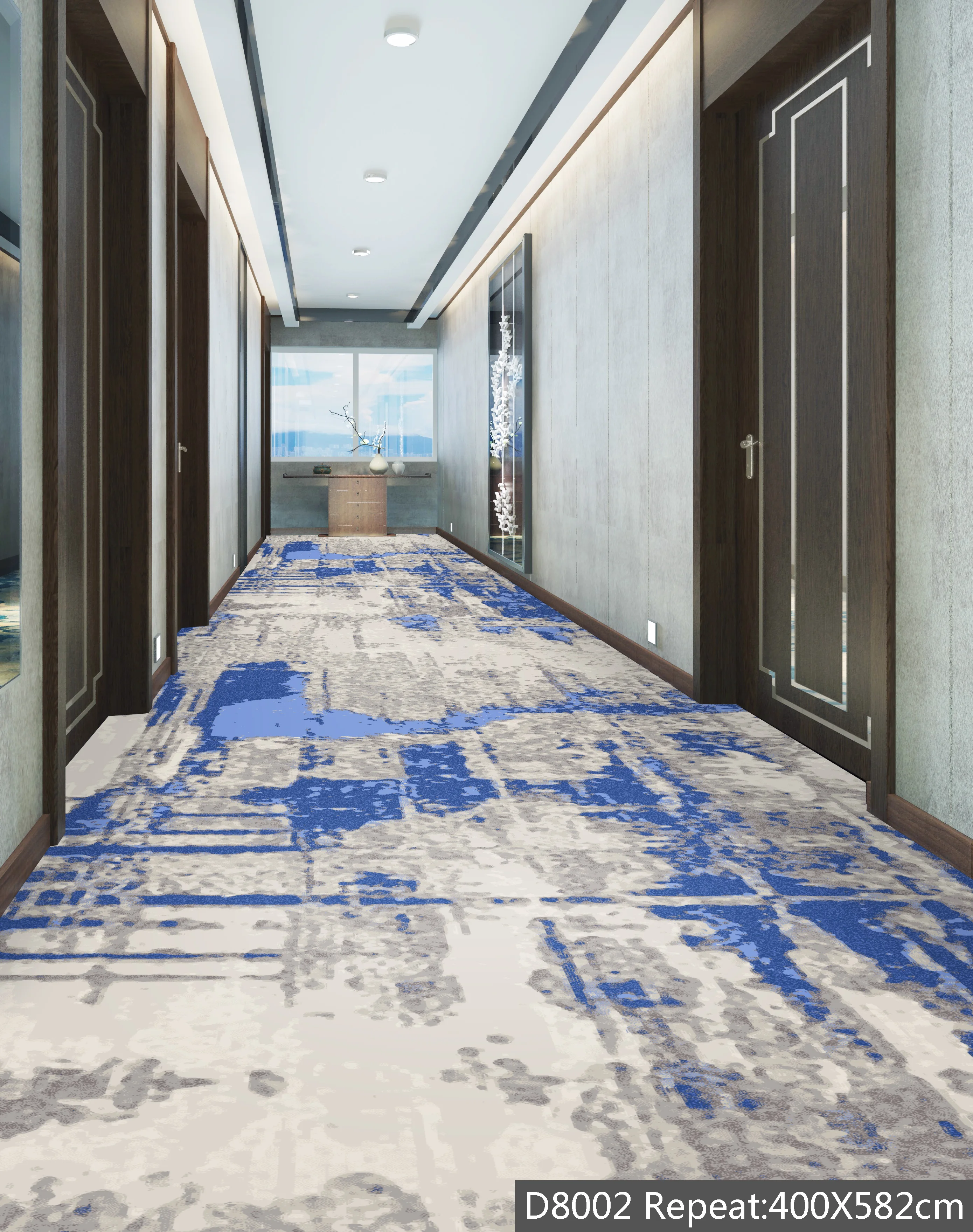 SENNIU Custom anti-slip backing polyester banquet wedding theatre hallway broadloom wall-to-wall carpet hotel carpet