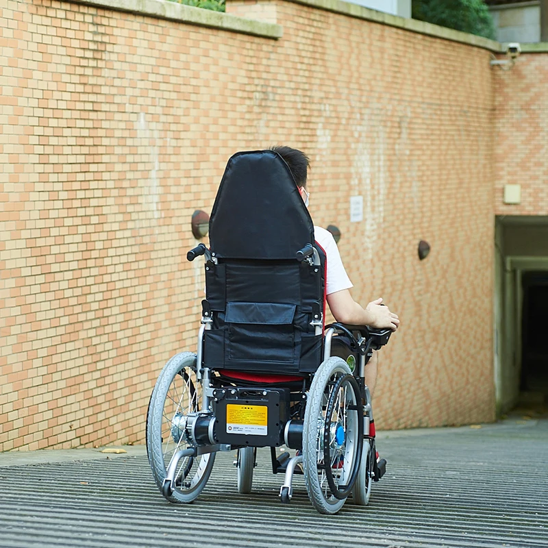 Brand New Lightweight Portable Transport Chair Soft Cheap Price Electric Wheelchair