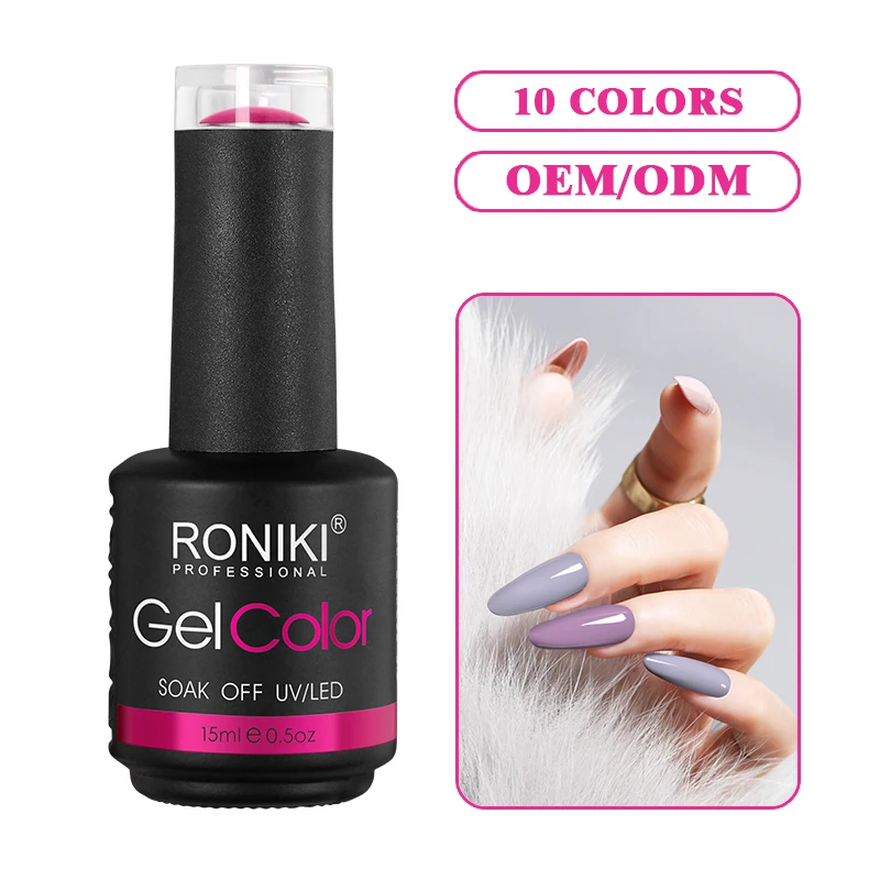 RONIKI TPO HEMA free private label oem uv gel nail polish color soak off gel polish wholesale